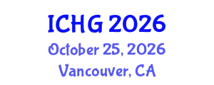 International Conference on Human Genetics (ICHG) October 25, 2026 - Vancouver, Canada