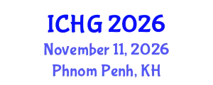 International Conference on Human Genetics (ICHG) November 11, 2026 - Phnom Penh, Cambodia