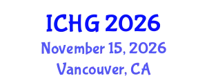 International Conference on Human Genetics (ICHG) November 15, 2026 - Vancouver, Canada