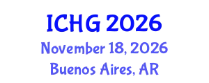 International Conference on Human Genetics (ICHG) November 18, 2026 - Buenos Aires, Argentina