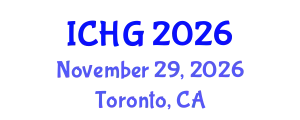 International Conference on Human Genetics (ICHG) November 29, 2026 - Toronto, Canada