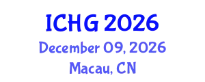 International Conference on Human Genetics (ICHG) December 09, 2026 - Macau, China