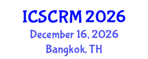 International Conference on Stem Cells and Regenerative Medicine (ICSCRM) December 16, 2026 - Bangkok, Thailand