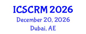 International Conference on Stem Cells and Regenerative Medicine (ICSCRM) December 20, 2026 - Dubai, United Arab Emirates