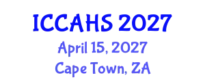 International Conference on Communication, Arts and Human Sciences (ICCAHS) April 15, 2027 - Cape Town, South Africa