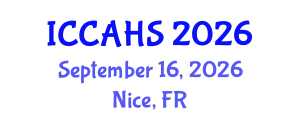 International Conference on Communication, Arts and Human Sciences (ICCAHS) September 16, 2026 - Nice, France