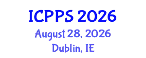 International Conference on Pharmacy and Pharmaceutical Sciences (ICPPS) August 28, 2026 - Dublin, Ireland