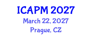 International Conference on Applied Physics and Mathematics (ICAPM) March 22, 2027 - Prague, Czechia
