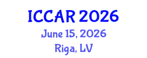 International Conference on Control, Automation and Robotics (ICCAR) June 15, 2026 - Riga, Latvia