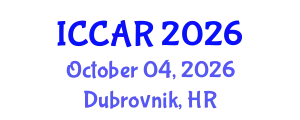International Conference on Control, Automation and Robotics (ICCAR) October 04, 2026 - Dubrovnik, Croatia