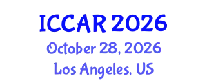 International Conference on Control, Automation and Robotics (ICCAR) October 28, 2026 - Los Angeles, United States