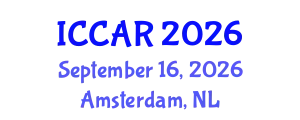 International Conference on Control, Automation and Robotics (ICCAR) September 16, 2026 - Amsterdam, Netherlands