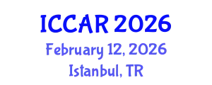 International Conference on Control, Automation and Robotics (ICCAR) February 12, 2026 - Istanbul, Turkey