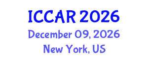 International Conference on Control, Automation and Robotics (ICCAR) December 09, 2026 - New York, United States
