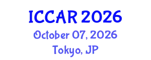 International Conference on Control, Automation and Robotics (ICCAR) October 07, 2026 - Tokyo, Japan
