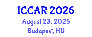 International Conference on Control, Automation and Robotics (ICCAR) August 23, 2026 - Budapest, Hungary