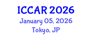 International Conference on Control, Automation and Robotics (ICCAR) January 05, 2026 - Tokyo, Japan