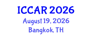 International Conference on Control, Automation and Robotics (ICCAR) August 19, 2026 - Bangkok, Thailand