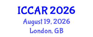 International Conference on Control, Automation and Robotics (ICCAR) August 19, 2026 - London, United Kingdom