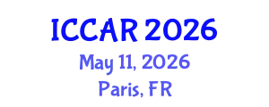 International Conference on Control, Automation and Robotics (ICCAR) May 11, 2026 - Paris, France
