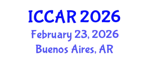 International Conference on Control, Automation and Robotics (ICCAR) February 23, 2026 - Buenos Aires, Argentina