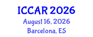 International Conference on Control, Automation and Robotics (ICCAR) August 16, 2026 - Barcelona, Spain