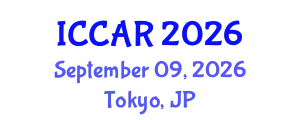 International Conference on Control, Automation and Robotics (ICCAR) September 09, 2026 - Tokyo, Japan
