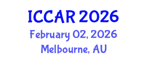 International Conference on Control, Automation and Robotics (ICCAR) February 02, 2026 - Melbourne, Australia