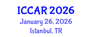 International Conference on Control, Automation and Robotics (ICCAR) January 26, 2026 - Istanbul, Turkey