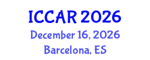 International Conference on Control, Automation and Robotics (ICCAR) December 16, 2026 - Barcelona, Spain