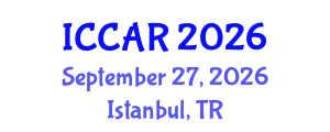 International Conference on Control, Automation and Robotics (ICCAR) September 27, 2026 - Istanbul, Turkey