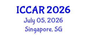 International Conference on Control, Automation and Robotics (ICCAR) July 05, 2026 - Singapore, Singapore