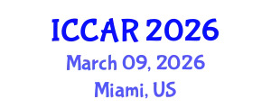 International Conference on Control, Automation and Robotics (ICCAR) March 09, 2026 - Miami, United States