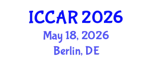 International Conference on Control, Automation and Robotics (ICCAR) May 18, 2026 - Berlin, Germany
