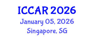 International Conference on Control, Automation and Robotics (ICCAR) January 05, 2026 - Singapore, Singapore