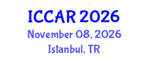 International Conference on Control, Automation and Robotics (ICCAR) November 08, 2026 - Istanbul, Turkey