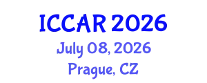 International Conference on Control, Automation and Robotics (ICCAR) July 08, 2026 - Prague, Czechia