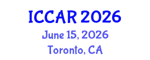 International Conference on Control, Automation and Robotics (ICCAR) June 15, 2026 - Toronto, Canada