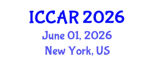 International Conference on Control, Automation and Robotics (ICCAR) June 01, 2026 - New York, United States