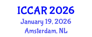 International Conference on Control, Automation and Robotics (ICCAR) January 19, 2026 - Amsterdam, Netherlands
