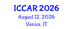 International Conference on Control, Automation and Robotics (ICCAR) August 12, 2026 - Venice, Italy