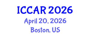 International Conference on Control, Automation and Robotics (ICCAR) April 20, 2026 - Boston, United States