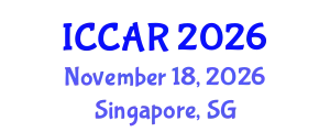 International Conference on Control, Automation and Robotics (ICCAR) November 18, 2026 - Singapore, Singapore