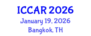 International Conference on Control, Automation and Robotics (ICCAR) January 19, 2026 - Bangkok, Thailand
