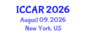 International Conference on Control, Automation and Robotics (ICCAR) August 09, 2026 - New York, United States