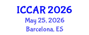 International Conference on Control, Automation and Robotics (ICCAR) May 25, 2026 - Barcelona, Spain