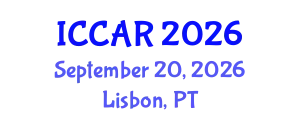 International Conference on Control, Automation and Robotics (ICCAR) September 20, 2026 - Lisbon, Portugal
