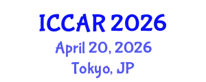International Conference on Control, Automation and Robotics (ICCAR) April 20, 2026 - Tokyo, Japan