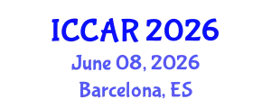 International Conference on Control, Automation and Robotics (ICCAR) June 08, 2026 - Barcelona, Spain