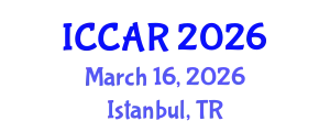 International Conference on Control, Automation and Robotics (ICCAR) March 16, 2026 - Istanbul, Turkey